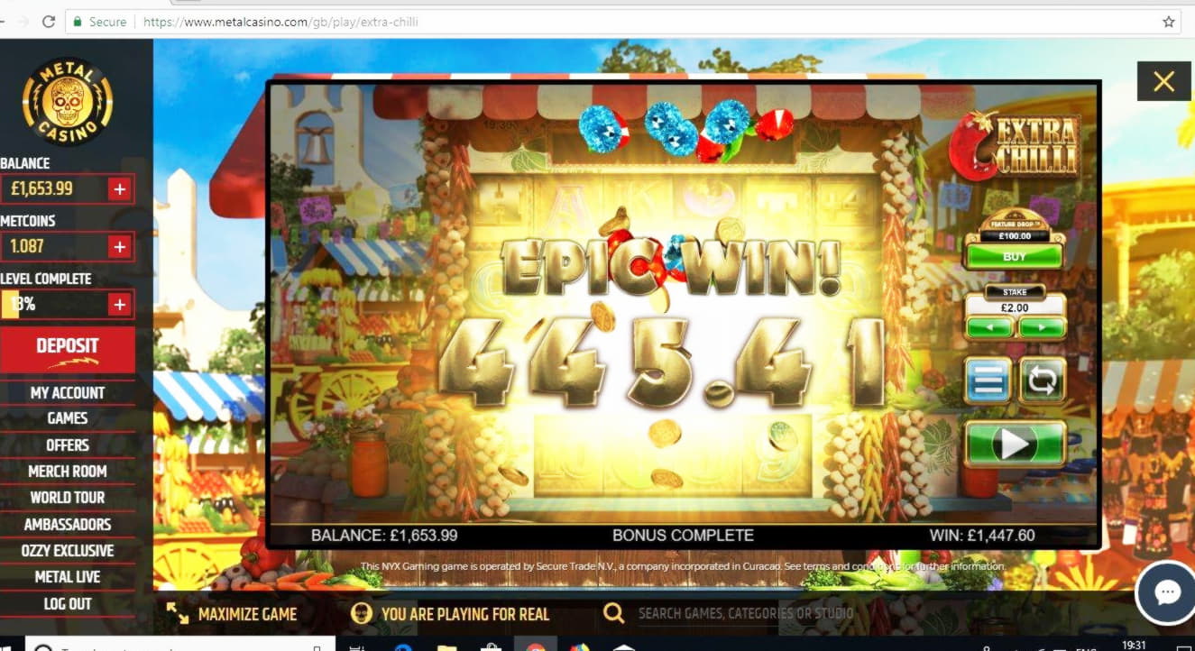 810% Match Bonus op Slotty Vegas Casino